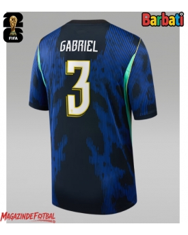 Brazilia Gabriel Magalhaes #3 Tricou Fotbal Replică Mondial 2026 Barbati Deplasare Brazilia Gabriel Magalhaes #3 Tricou Fotbal Replică Mondial 2026 Barbati Deplasare